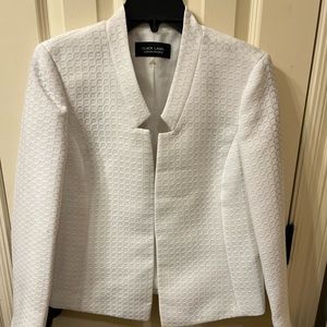 Black label White Open Blazer